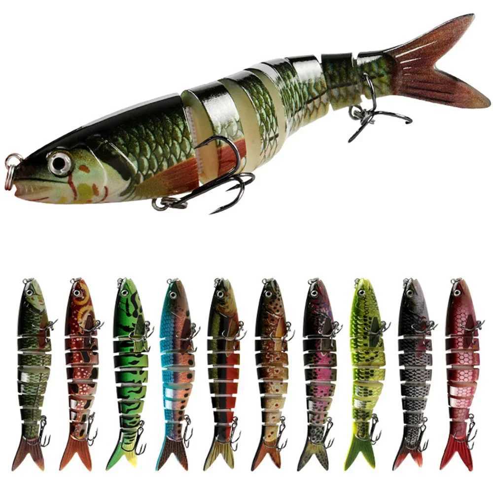 1PC 137cm 8 Segments 20g Multi Jointed Swimbaits Hard Bait Tack for Freshwater Saltwater Fishing Tools W250926