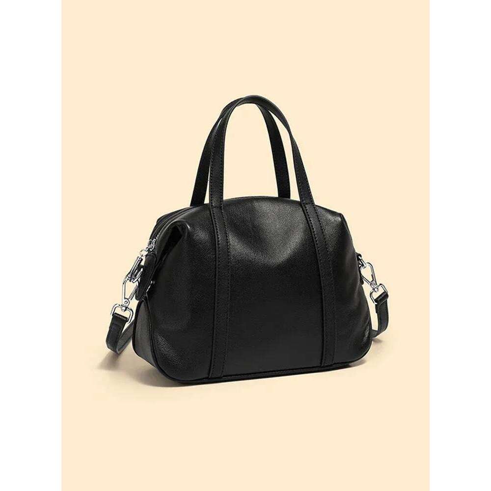 Female Cow Real Leather Crossbody Bags Women's Retro Cowhide Shoulder Boston Pillow Bag Lady Fashion Designer Handbags Suotong2509