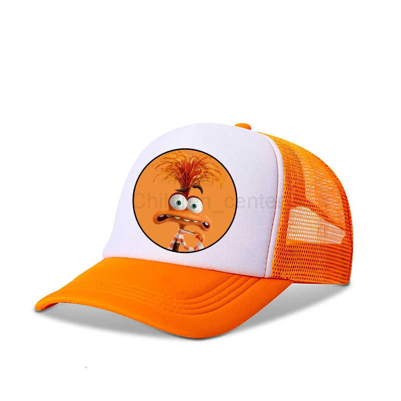 Disney Inside Out 2 Joy Sadness Girls Boys Child Baseball Caps Kids Hip Hop Mesh Hat Cartoon Anime Sunbonnet Shade Caps Gifts H250926