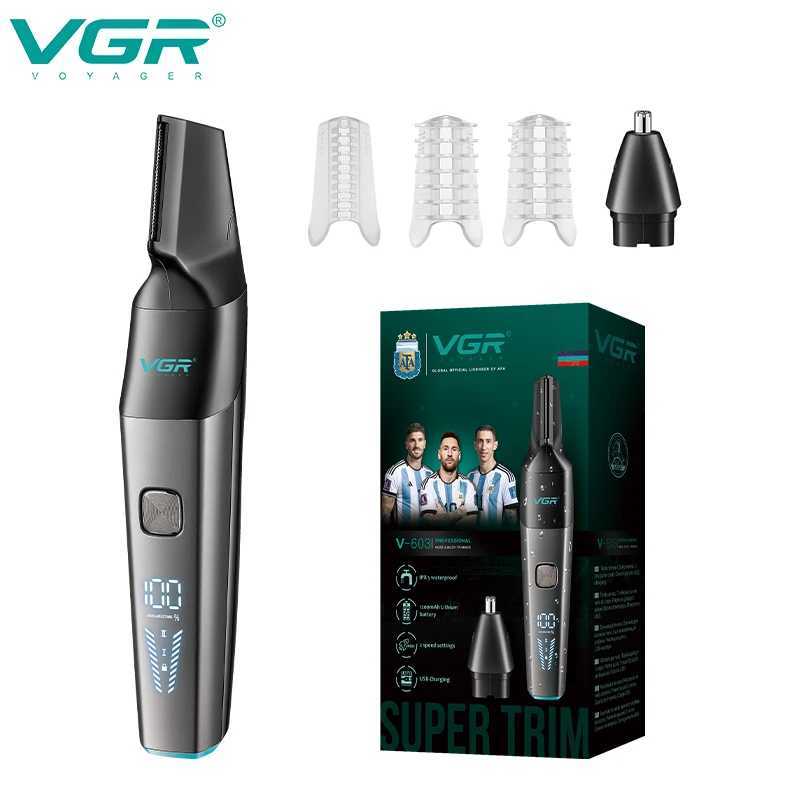VGR2 allinone hair cleaning set convenient facial hair scraper deep hair remover nose hair remover mens hair care and 603 R250926