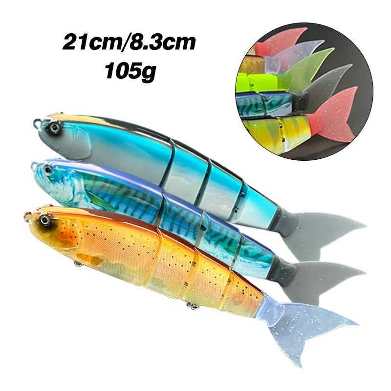 105g Madn m Fishing Lure Jointed Giant Big Bait Swimbait Hard Fishing Lure Bass Catfish Bait urre peche m urre W250926