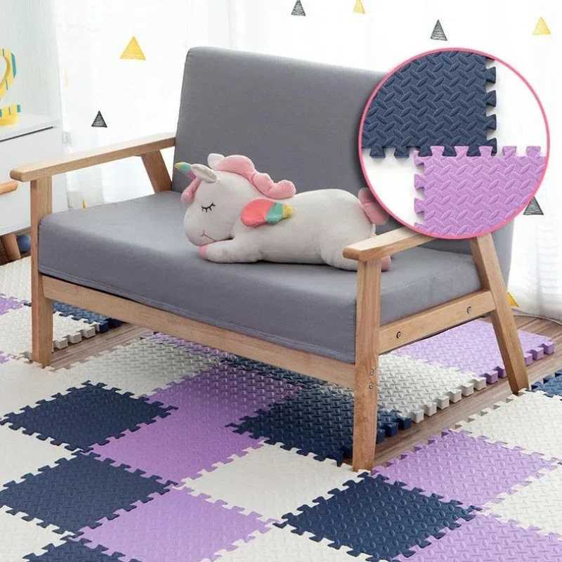 216Pcs Foam Baby Puzzle Floor Mat 3030125CM Kids Carpet Interlocking Exercise Tiles Rugs Floor Tiles Rug Bebe Mattress Mat C250926