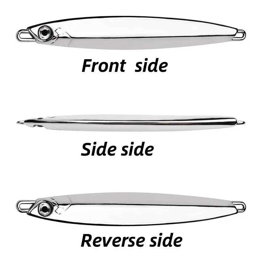 Cast Metal Jig Fishing Lure 5PC 60100g Fishing Hard Artificial Bionics Bait For Tuna Bass Saltwater Slow Jigging Fishing Tack W250926