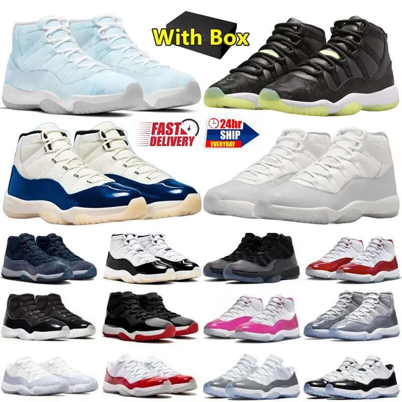 With Box 11 11s Mens Basketball Shoes Inner Beast Bred Red Veet Cool Grey Cherry Coldest In The Game Deep Royal Blue Men Women Sports Sneakers Basketball Trainers