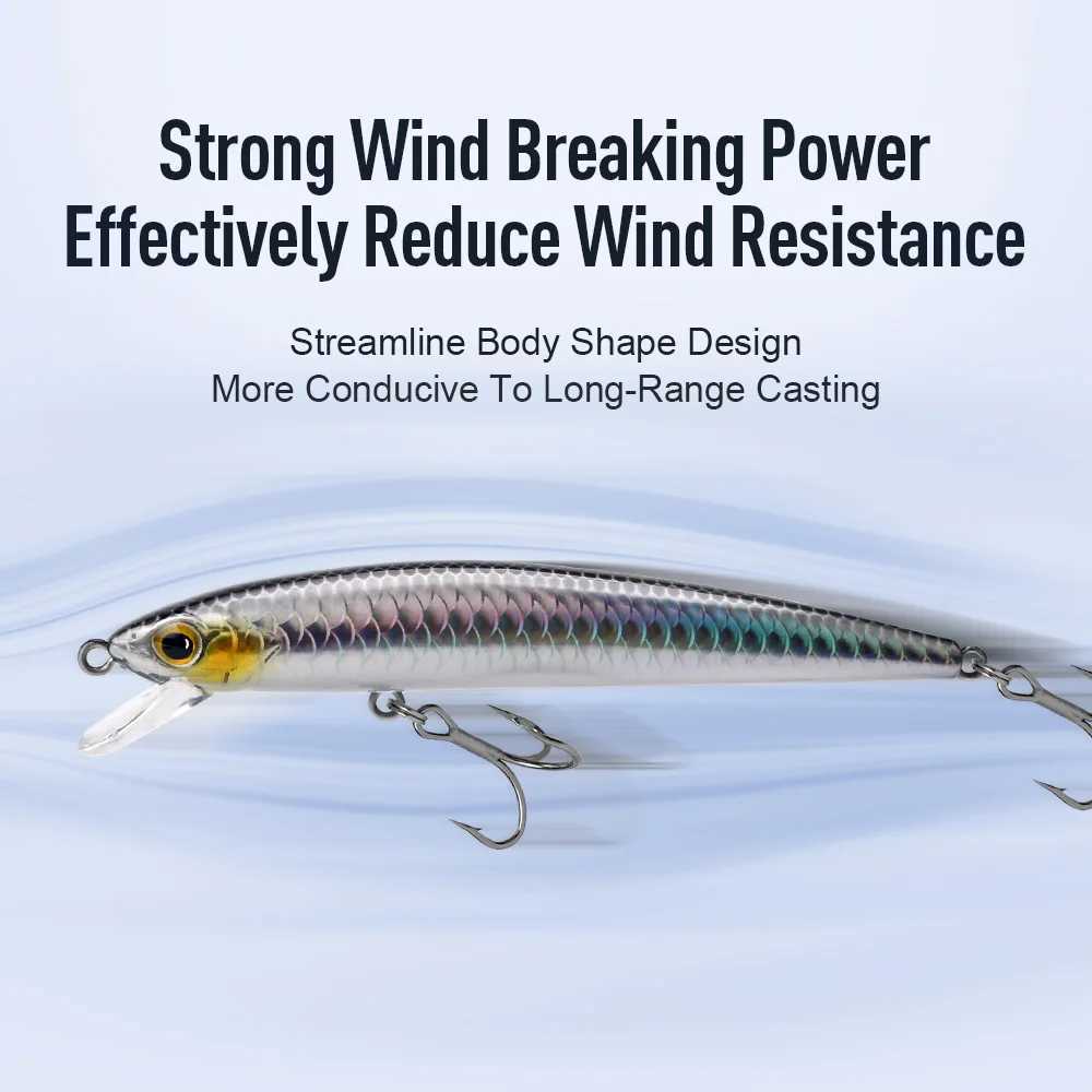 KINGDOM SP Shadow 65g 9g 14g 142g Sus Minnow Wobbr Crank Baits Artificial Sea Bass Pike Fishing Tack W250926