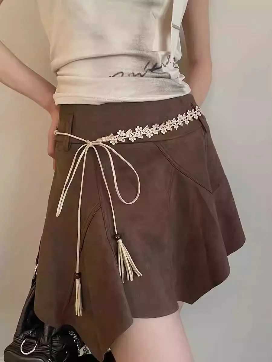 Bohemian Retro Folk Style Waist Chain Female Korean Version Of The New Dress With HighGrade Belt With White Waist Rope L250926