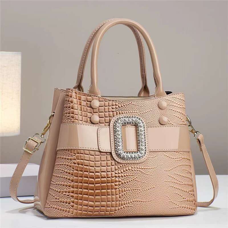 Women's Bags capacity textured lizard pattern high quality women's large single shoulder crossbody bag