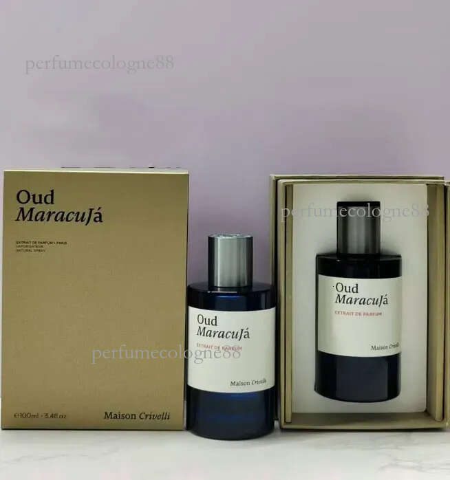 Maison Crivelli Perfume 100ml Oud Maracuja Stallion Hibiscus Mahad Fragrance Extrait De Parfum Long Lasting Smell Brand Men Woman Cologne Spray H