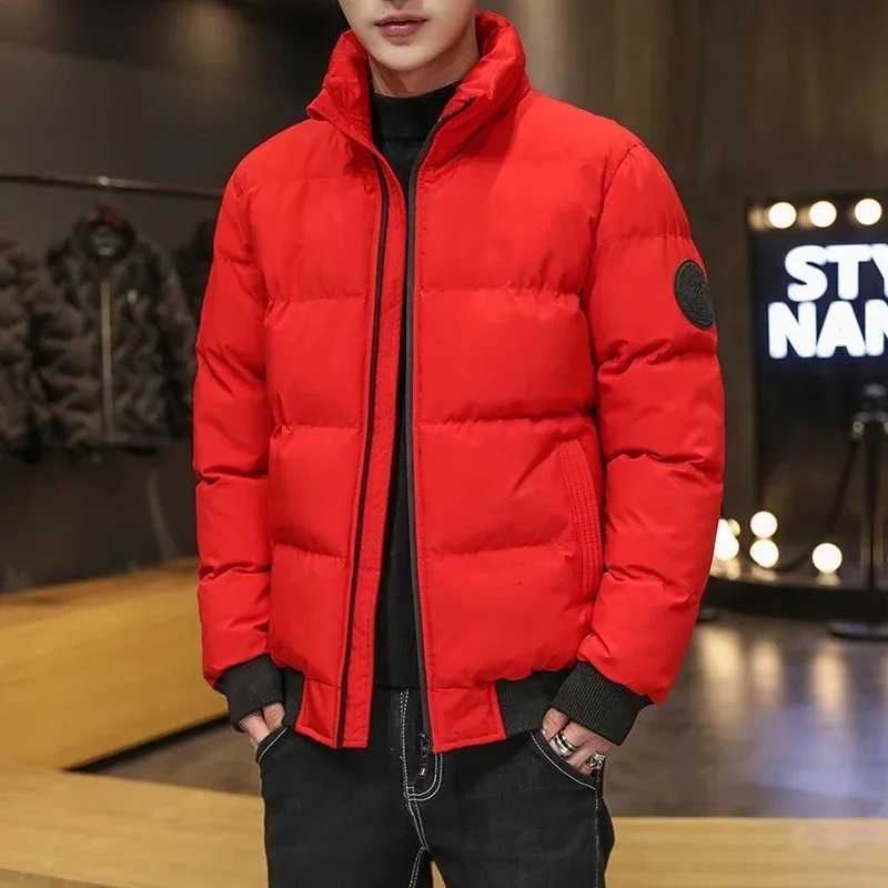 Winter mens jacket cotton parka coat mens warm jacket thick casual jacket streetwear mens clothing W250926