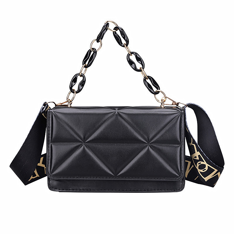 2025 autumn and winter new minimalist style handbag fashionable retro light bag luxury elegant style niche design thick chain shoulder bag designer ba