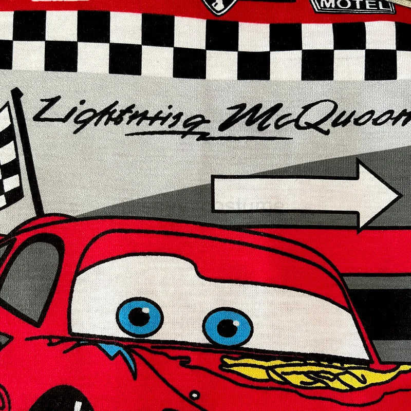 Disney Kids Pajamas Sets Baby Girls and Boys Lightning Mcqueen Pyjamas Cotton Clothes 95 Car Cartoon Long sleeve TshirtPants pyjama H250926