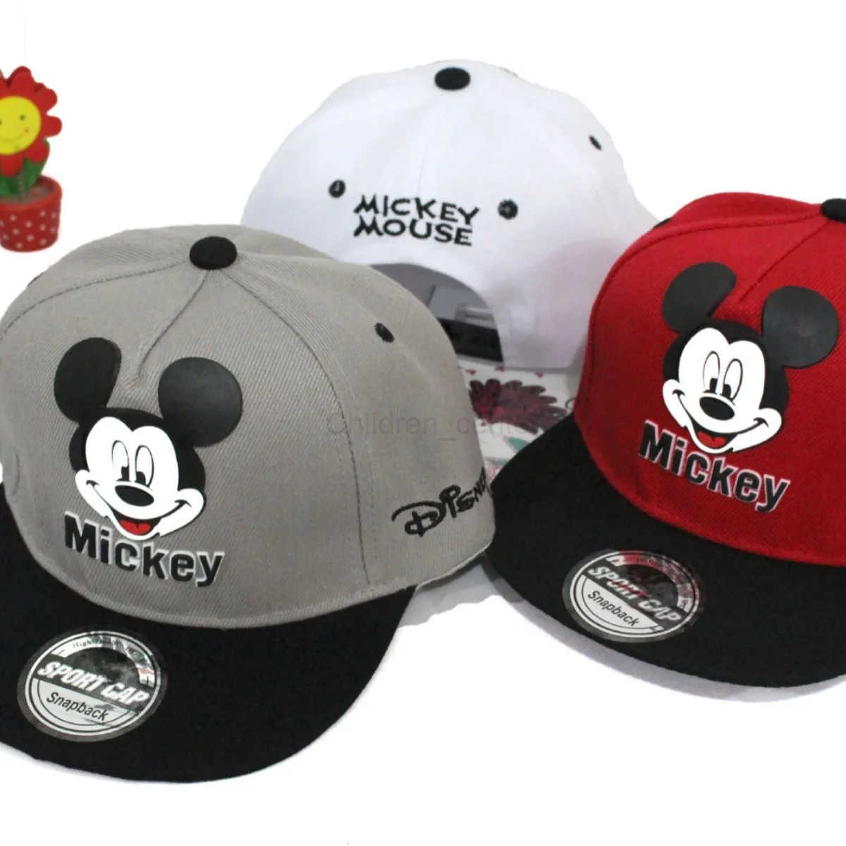Disney Mickey Children Cartoon Baseball Cap peaked Caps Baby Girls Boys Adjustable Kids Hat festival Outdoor Sunscreen gift H250926
