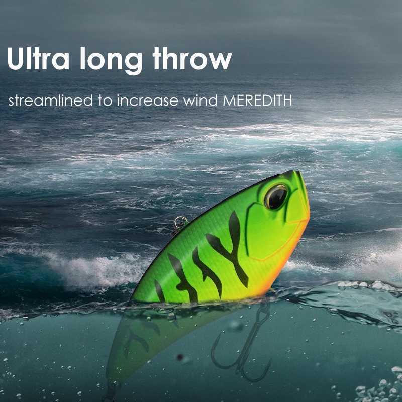 MEREDITH Apex Vibe F85mm 24g Wobbrs Fishing Tack Vibration Bait for Full Depth Artificial Accories W250926