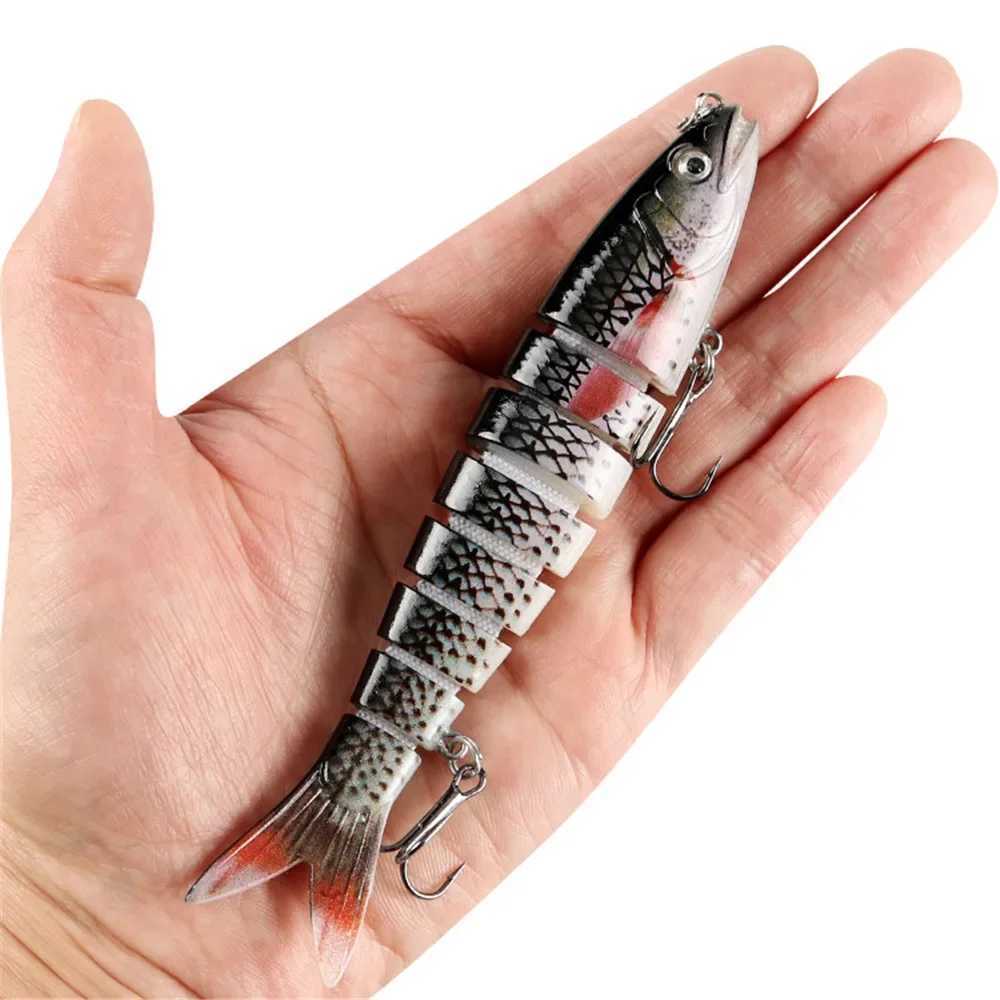 1PC 137cm 8 Segments 20g Multi Jointed Swimbaits Hard Bait Tack for Freshwater Saltwater Fishing Tools W250926