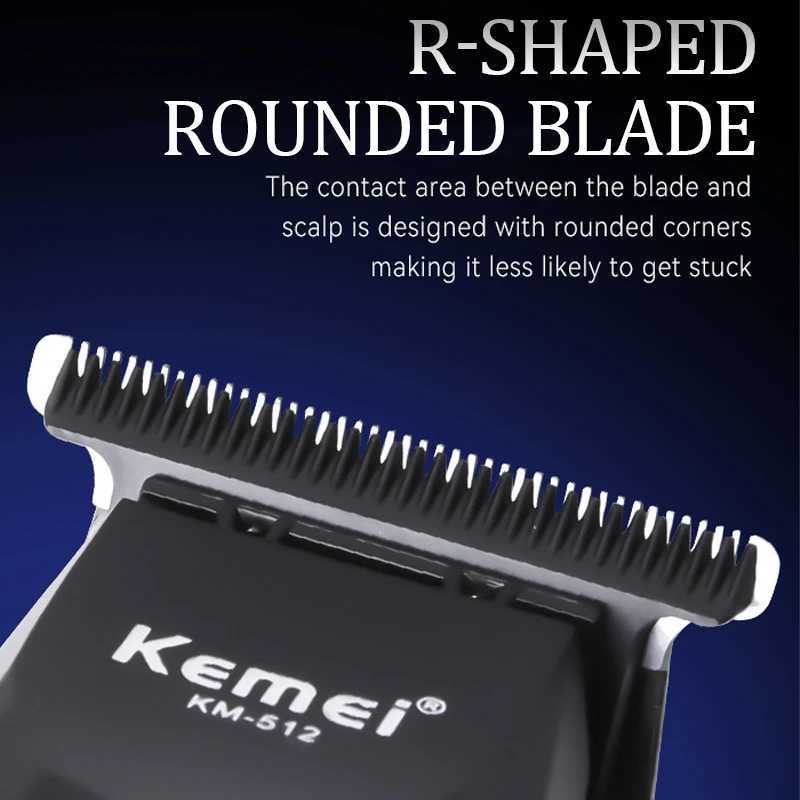 KM512 Hair Clipper Electric Thruster USB Charging High Speed Oil Head Carving and Cutting Electric Hair Clipper for Hair Salon R250926