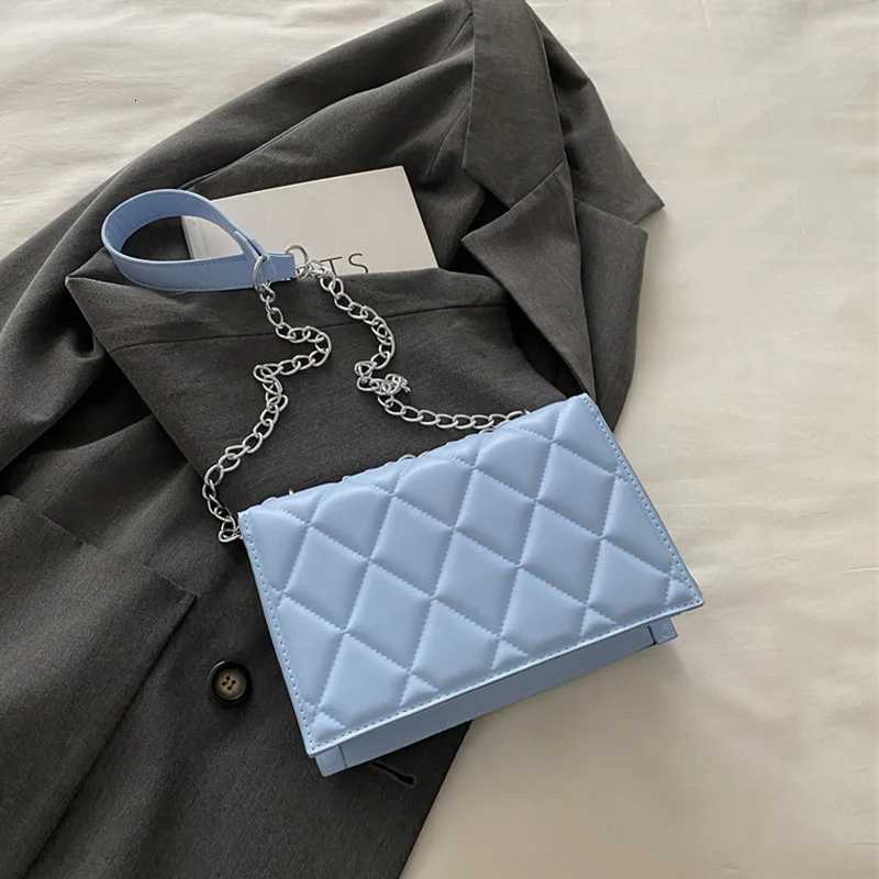 Minimalist Womens Crossbody Bag Quilted PU with Magnetic Flap Adjustable Metal Strap for DailyTravelOutings Z250926