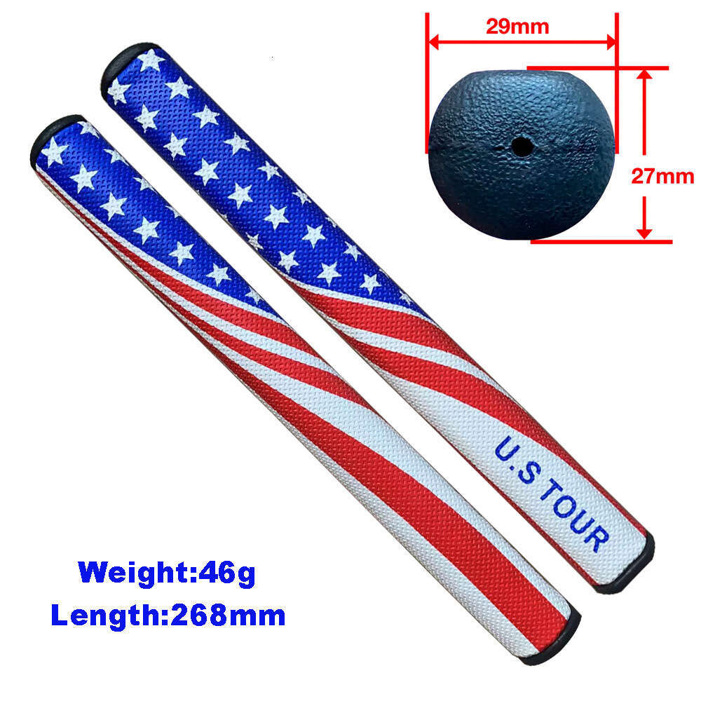 American Flag Pattern EVA Lightweight Golf Putter Grip - Universal Non-Slip Club Grip for Men & Women