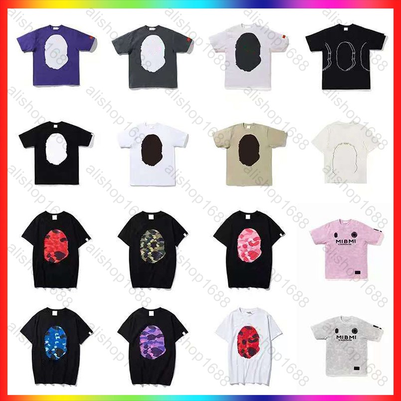 Designer mens t shirts high street graphic t shirts for men summer cotton classic pattern decoration fashion casual short sleeve round neck shark t shirt