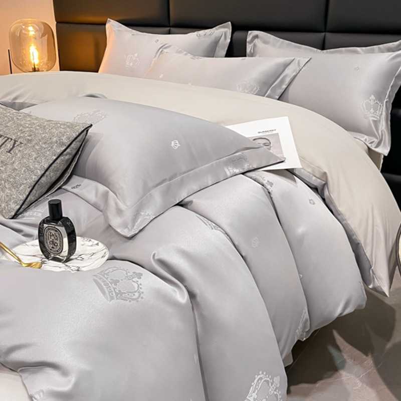 Mercury Home Textiles Pure Cotton Longstaple Cotton Satin Embroidery Fourpiece Set All Cotton Modal Bedding Fourpiece Set C250926