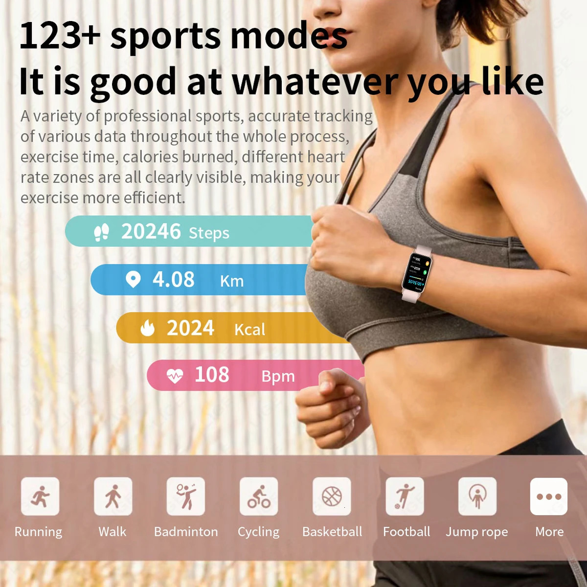 LIGE Fashion Smart Watch Women Full Touch Screen Heart Rate Fitness Tracker Waterproof Ladies Men Smartwatch 2025 For Xiaomi 250911