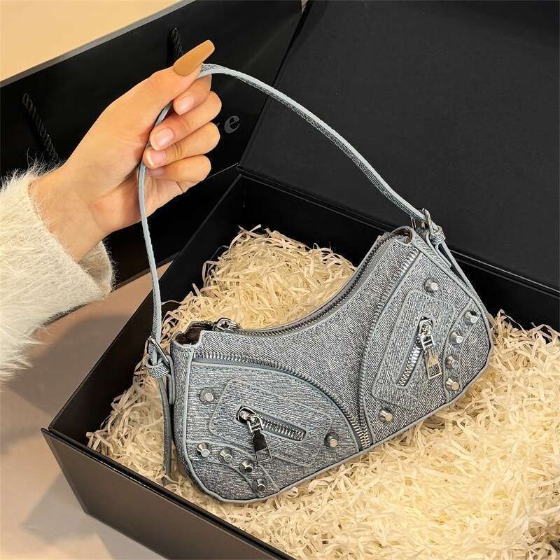 Designer Bags Luxury Bags Shoulder Tote Handbags Wallet Oil Waxed Leather Underarm Bags Large Capacity Chain Crossbody Locomotive Bags 2025 New Fashio