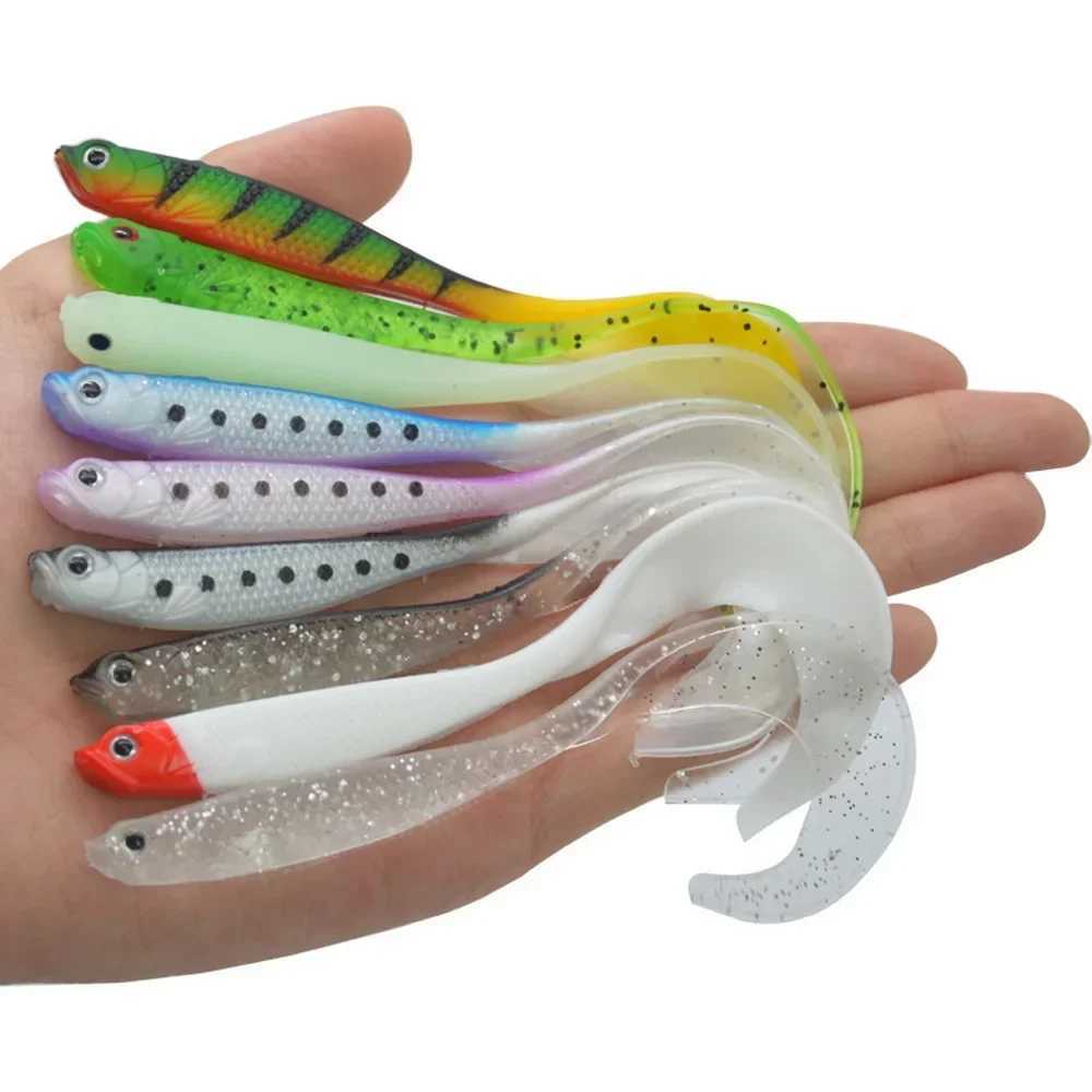 Fishing Lure 125mm 55g Swimbait Shad TTail Soft Bait Artificial Silicone Lures Bass Pike Fishing Jigging Wobbrs W250926