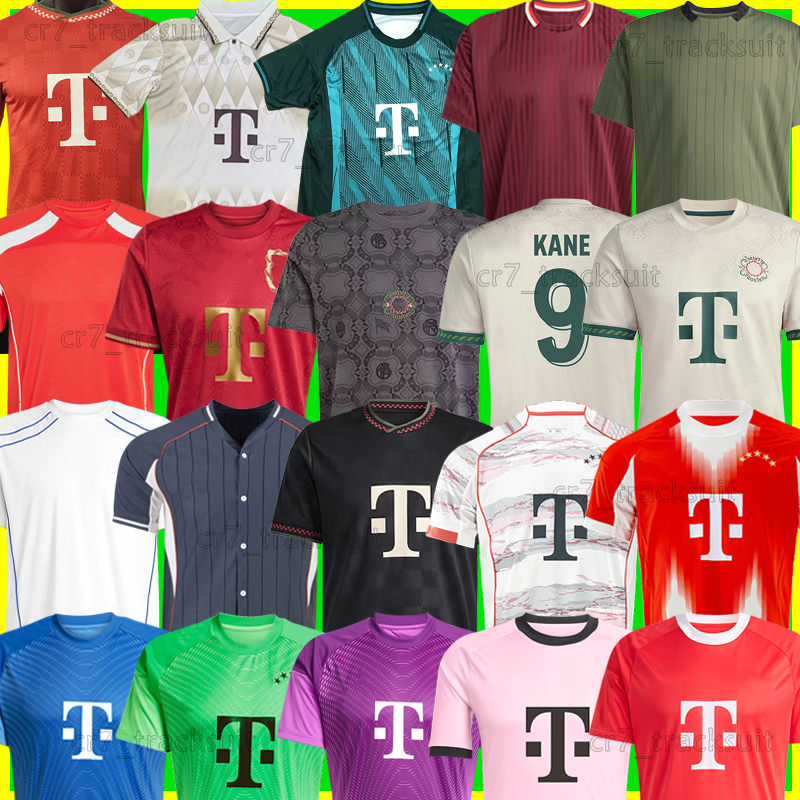 XXXL 4XL 2025 26 Soccer Jerseys FC BaYerns MunIchS MUSIALA KANE LUIS DIAZ Football Shirts COMAN OLISE Goalkeeper NEUER Fans Player Version Men Uniform Kids Kits Sets