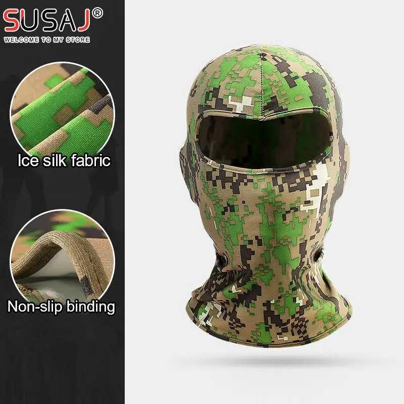 Mens Cycling Balaclava Full Face Ski Mask Hood Hiking Camping Hunting Tactical Airsoft Bike Hats Neck Gaiter Z250926