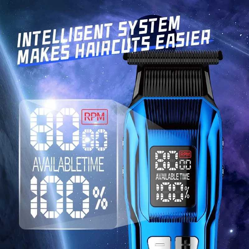 Kemei 2795 Professional Cordless Hair Trimmer Electric Rechargeable Hair Clippers Barber Zero Gapped Finish Hair Citing Machine R250926