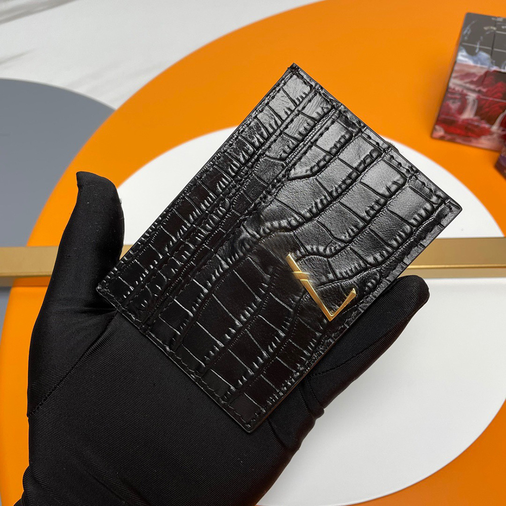 Designer Wallet Cardholder Women's Wallet Genuine Leather High Quality Credit Card Wallet Thin Mini Wallet Men Wallet Pocket Coin Pure ID Card