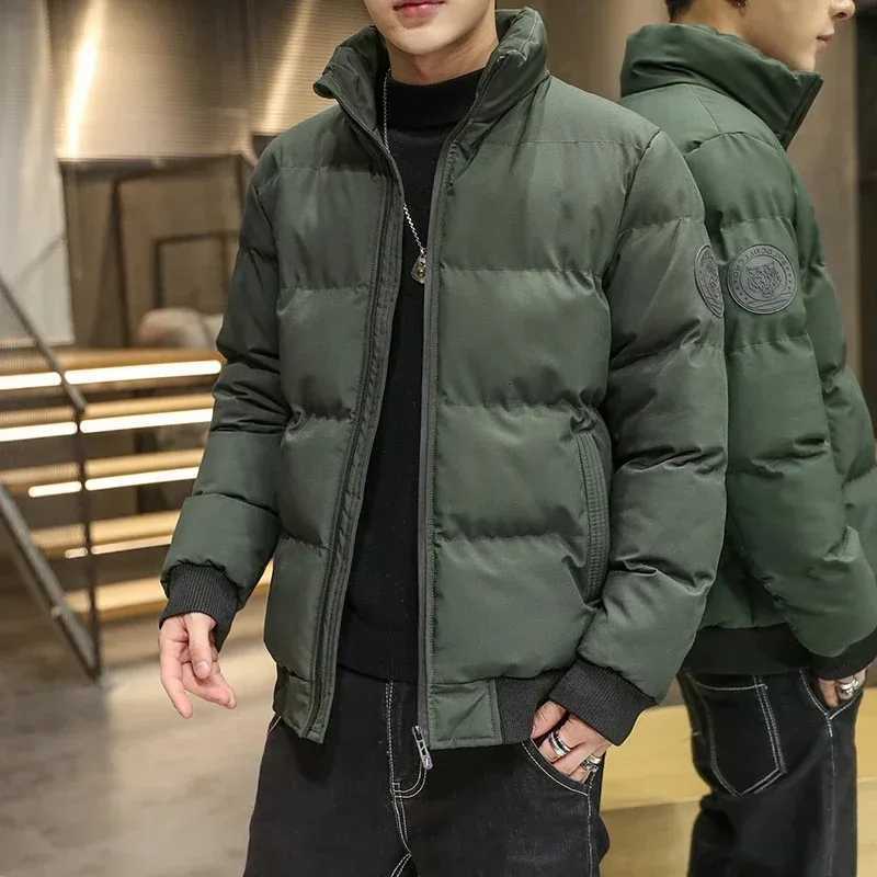2025 New Korean version winter mens jacket cotton coat down jacket mens warm jacket thick casual outdoor wear street wear W250926
