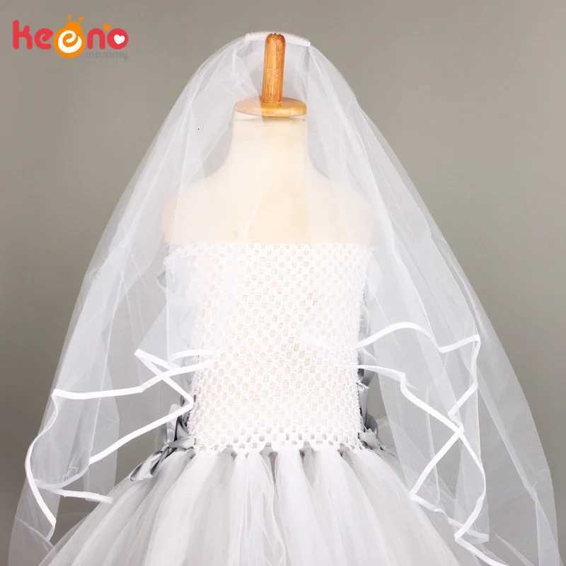 Halloween Dead Bride Girls Tutu Dress with Veil Children Corpse Lady Halloween Carnival Cosplay Costume Kids Fancy Tulle Dress Z250926