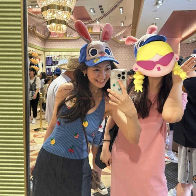 Disney New Judy Hat Rabbit Bowler Hat Zootopia Police Officer Judy Hat ChildrenS Adult Cosplay Headband Headwear Hat Cute Gift Hot H250926