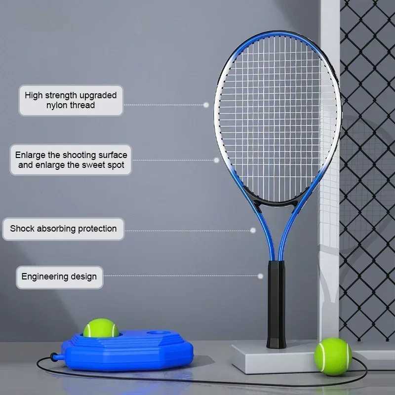 Tennis Racket Training Professional Tennis Racquet Parent Child Interactive Shockproof Beginner Racquet Unisex Tennis Racket Set J250926