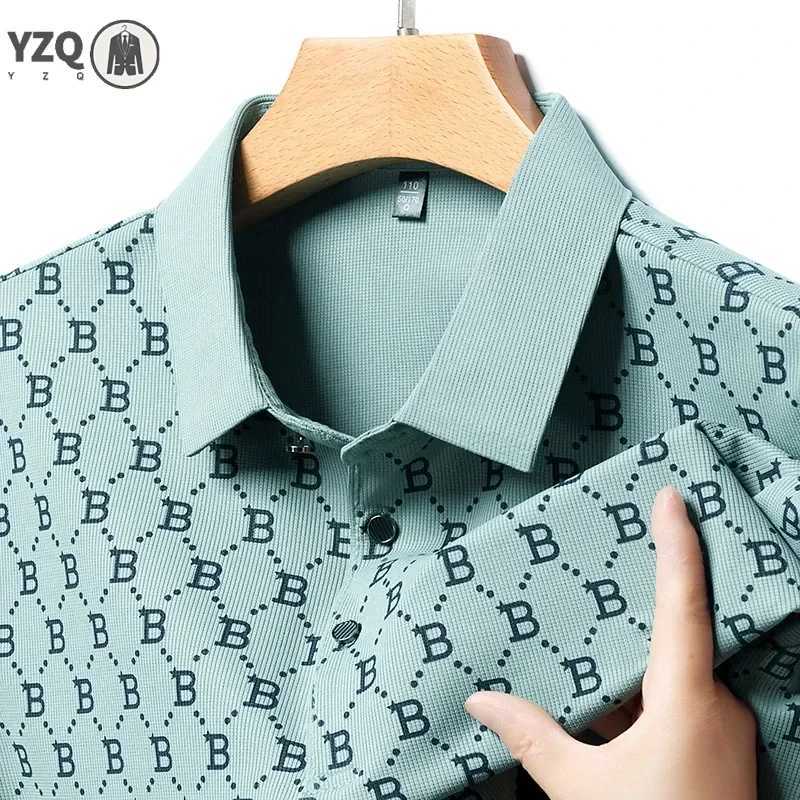 Casual Mens Business PoLo with Graphic Design Perfect Fit & Easy Care Fabric