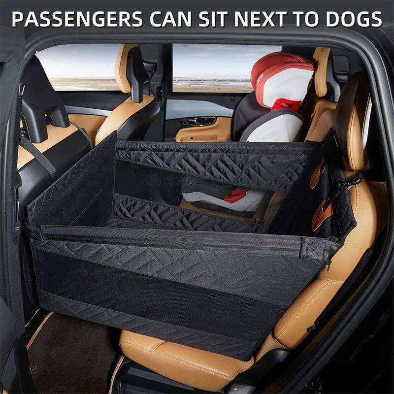 designer brand inch Double Zipper Car Pet Seat Pad Waterproof Dirt Resistant Suitable Multiple Models Solid Color Cars Rear Seats Cushion