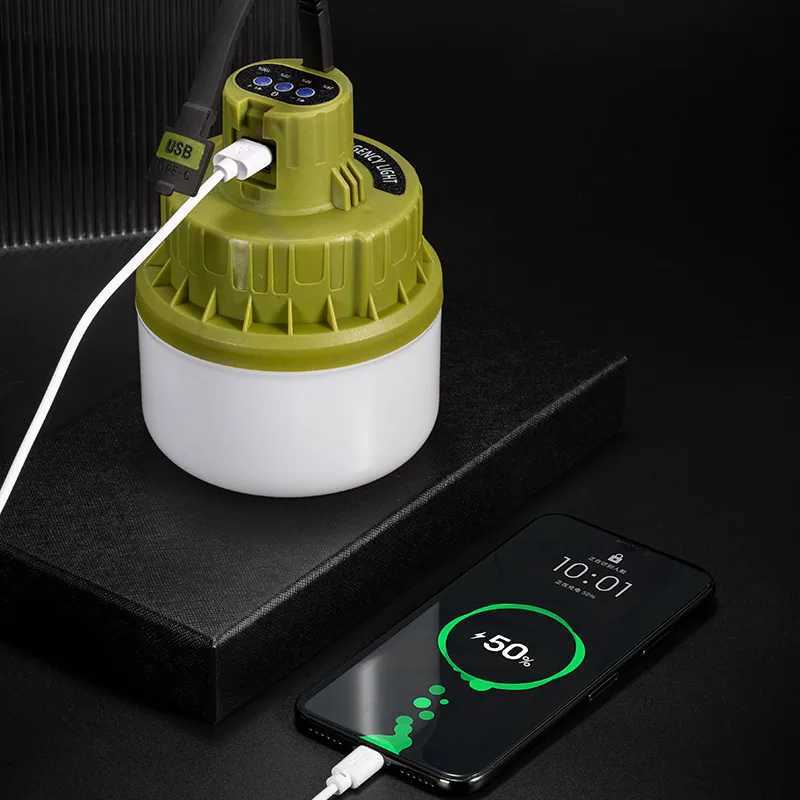 Portable Camping lighting Flashlight Wireless Bluetooth Speaker Power Bank USB TypeC Charging Outdoor Hiking Lantern C250925