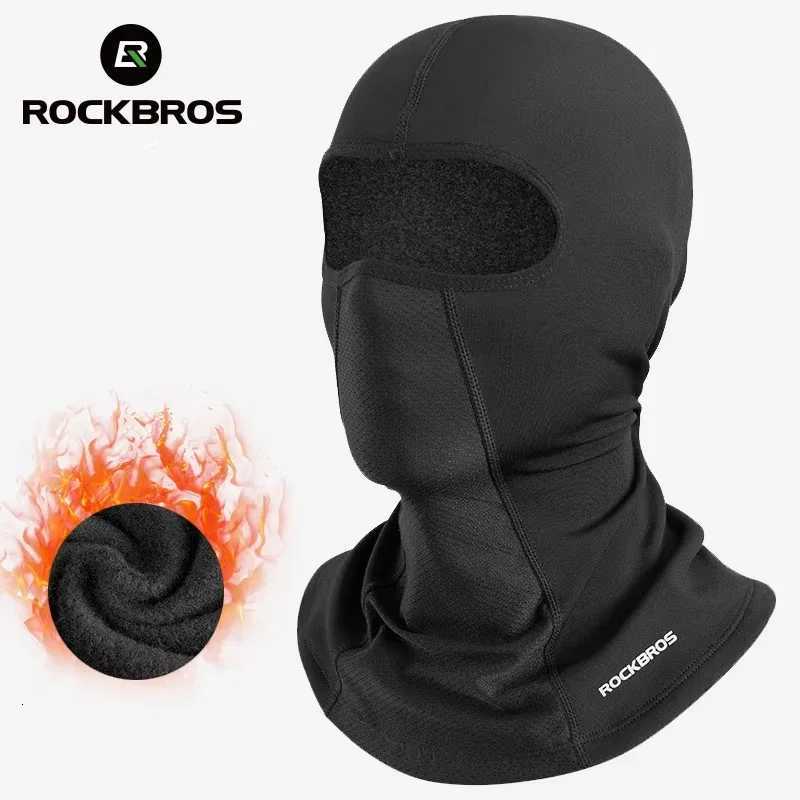 ROCKBROS Winter Face Mask Winter Cycling Climbing Hiking Fleece Thermal Keep Warm Windproof Motorcycle Cycling Face Balaclava Z250926