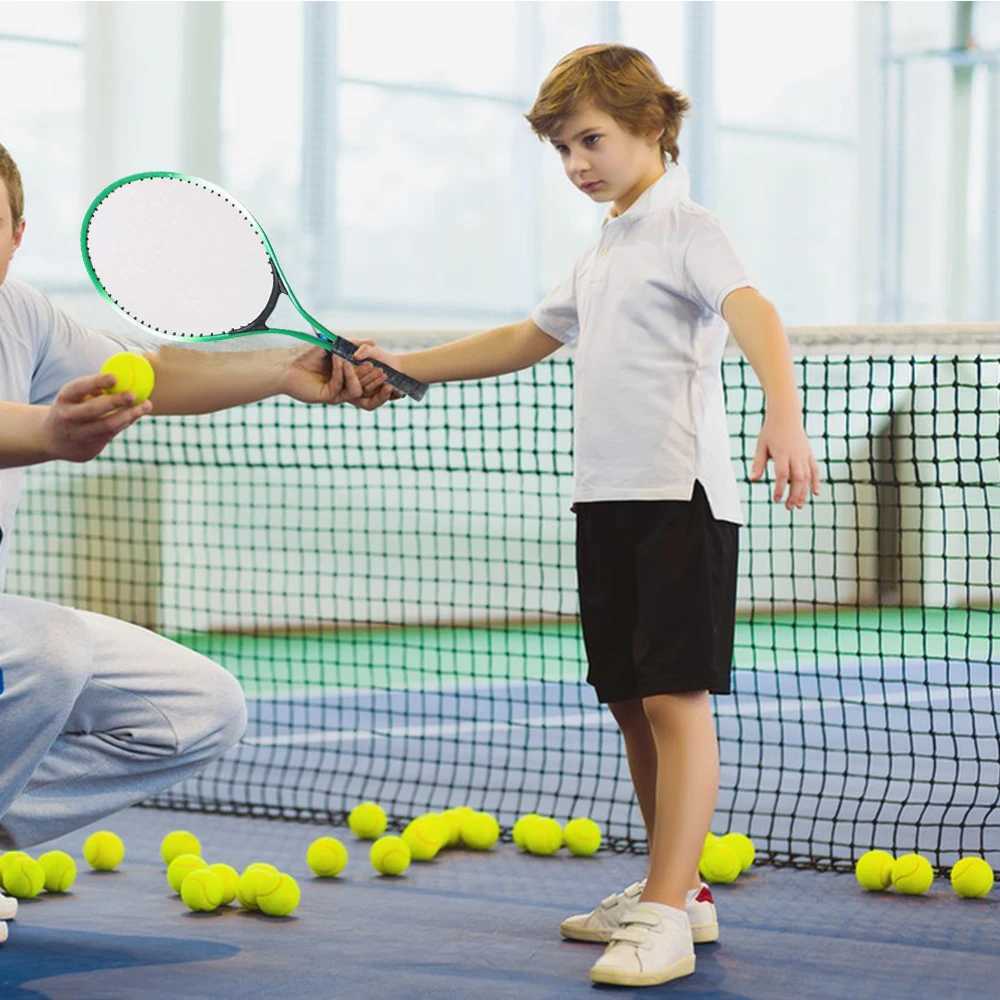 Children Tennis Racket Junior Tennis Kids Tennis Rackets with Tennis Ball Tennis Trainer for Children Beginners Tennis Racquet J250926