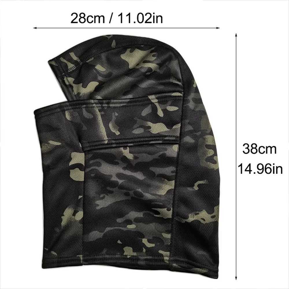 Winter Fleece Warm Camouflage Outdoor Movement Coldproof Ski Cycling Hunting Full Face Mask Motorcycle Mask Helmet Lining Z250926