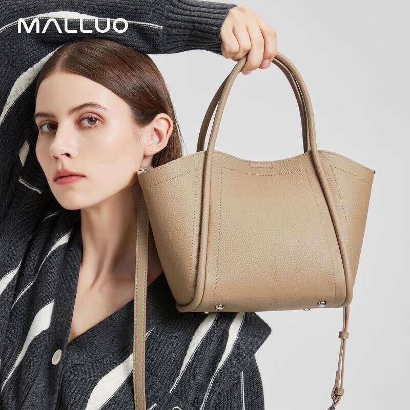 Female Natural Cowhide Casual Crossbody Bag Women's Cow Leather Durable Shoulder Bags Ladies Fashion Trend Handbags For Lady New Suotong2509