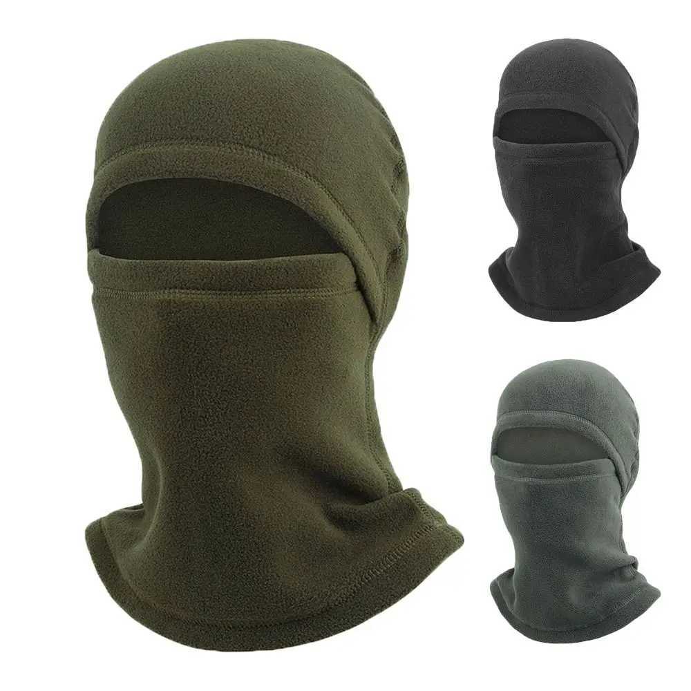 Polar Fleece Mens Balaclava Winter Hat Beanies Warmer Windproof Full Face Ski Mask s Men Bonnets for Women Man Z250926
