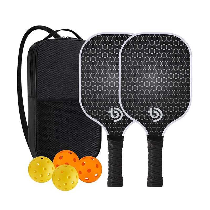 1 Set High Performance Pickleball Rackets Made Of Fiberglass And PP Honeycomb For Durability And Speed Outdoor Games Gear J250926