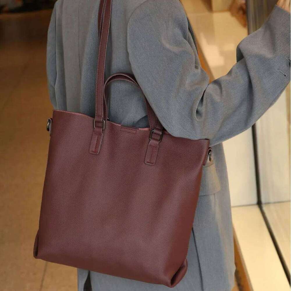 Layer Cowhide Shoulder Women Large Capacity Crossbody Tote Mommy Simple Shopping Designer Bag suotong2509