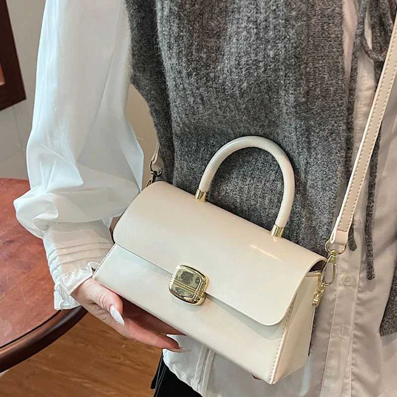 Daily Commuter Simple Small Square Bags Fashionable Exquisite Crossbody Bag Pure Colour Pu Leather Single Shoulder Bag Z250926