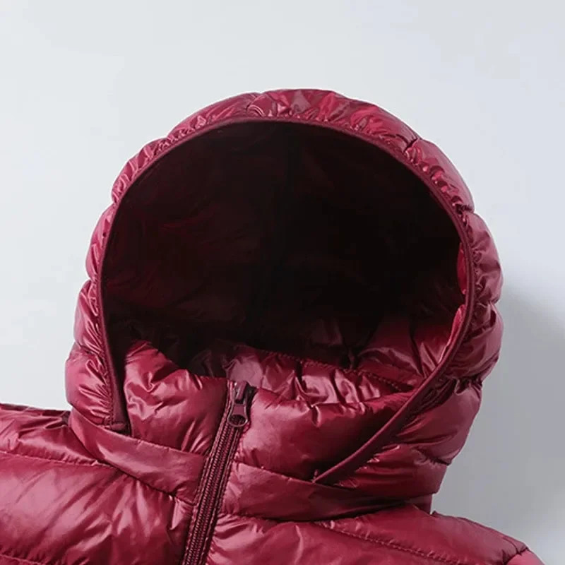 Women Skirt Down Jacket Fashion Hooded Hat Detachable Long Ultra Lightweight Packable Down Jacket Plus Size 5XL Puffer Jackets 250917