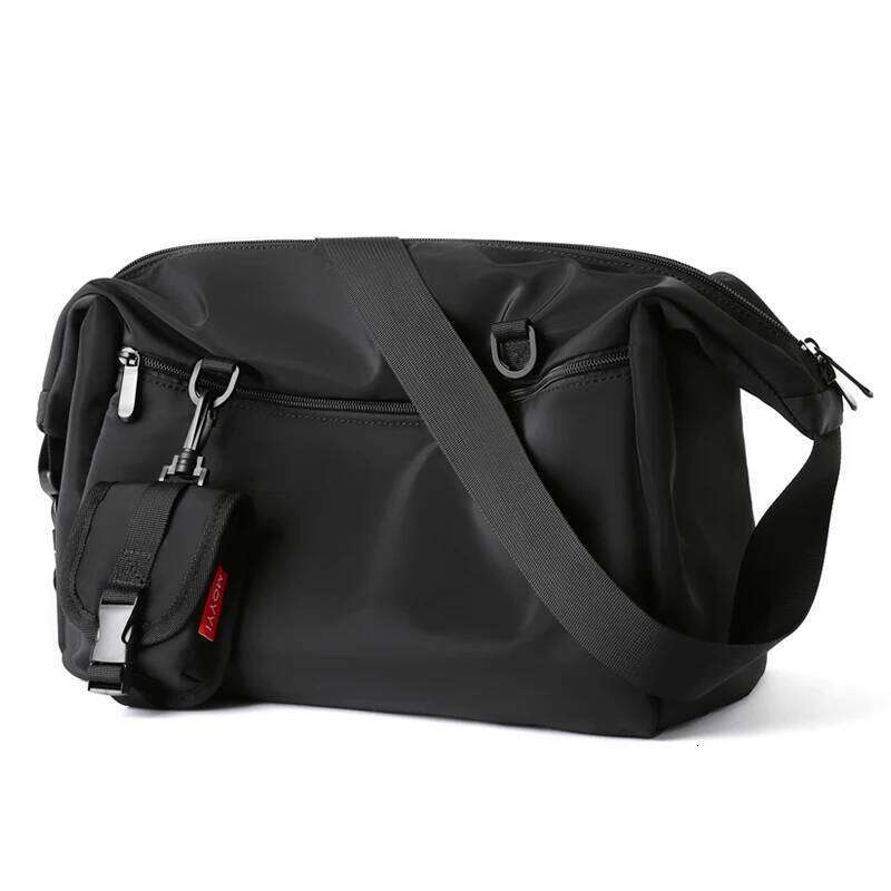 Korean Style Men Messenger Bags Women Travel Casual Large Hobo Waterproof Nylon Laptop Crossbody Shoulder Bag