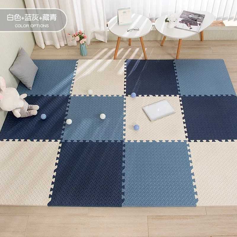 25cm Thick Mats for Kids Childrens Foam Floor Childrens Stitching Crawling Climbing Home Bedroom Living Room Tatami Play Mats C250926