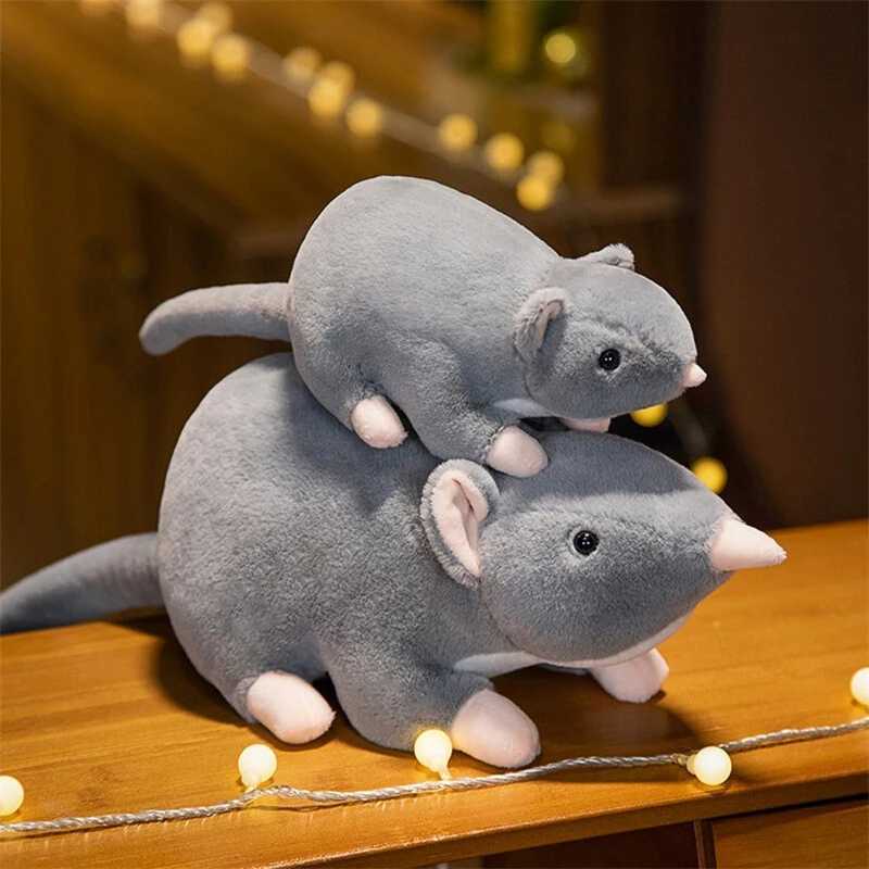 3250cm New Mini Soft Plush Simulation Plushie Doll Stuffed Rat Plush Animal Toy Mascot Peluche Pet Doll C250925