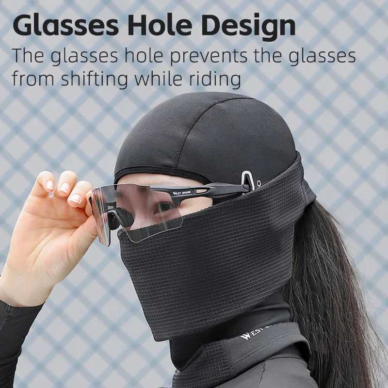 WEST BIKING Warm Cycling Headgear Winter Windproof Full Face Mask High Elastic Breathable Balaclava Hat Men Women Cycling Z250926